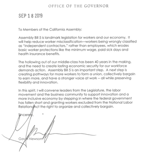 Illustration for article titled AB5, Landmark Bill Protecting Gig Workers in California, Becomes Law